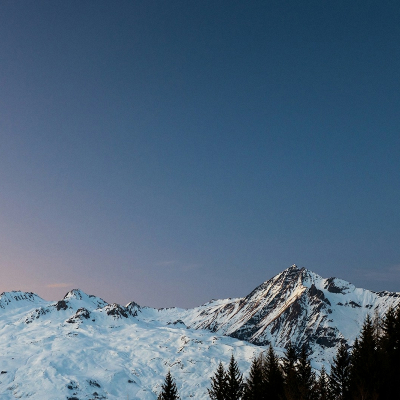Courchevel in the Alps