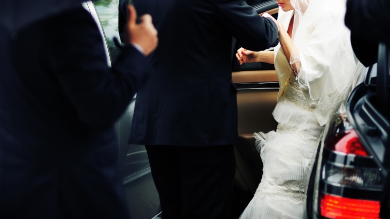 Chauffeur pour un mariage