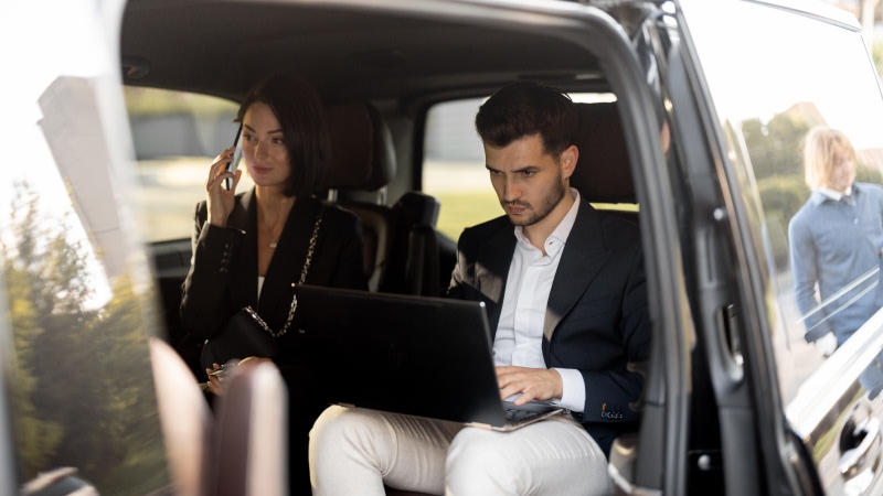 Chauffeur for a corporate seminar